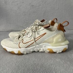 Nike Women's React Vision Sneakers Shoes Pale Ivory Size 9.5